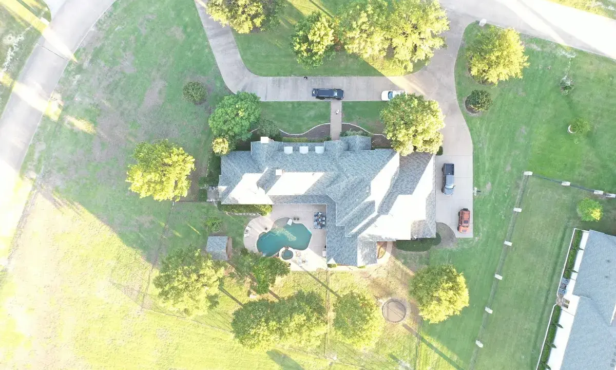 New shingle roof installation on a home in Bowie